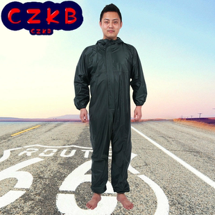 创意连体服雨衣防雨防油防尘喷漆服连体雨衣劳保工作服套装