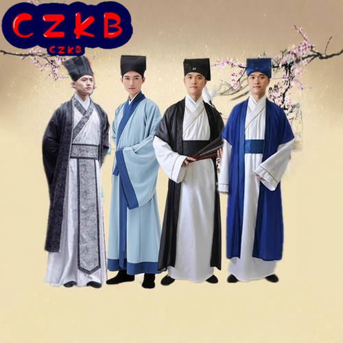 新款古装书生汉服古代明朝男秀才