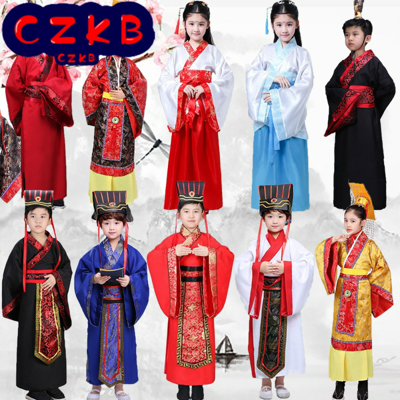 儿童古装汉服课本剧西门豹治邺服图片