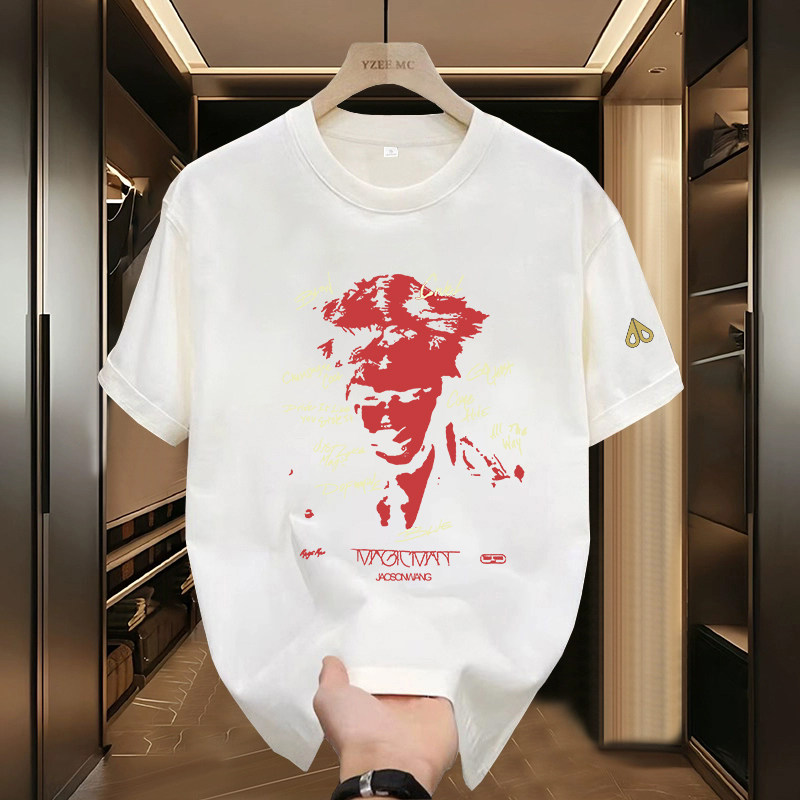 【官网正品】剪刀四季短袖T恤潮流印花字母设计宽松型上衣春夏季