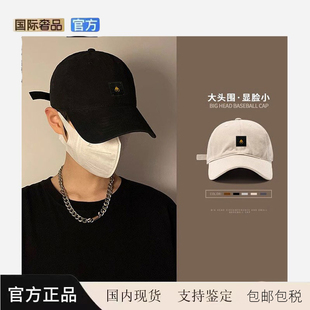 MOOSE剪刀四季夏季新款帽子大头围深顶棒球帽春夏季显脸小鸭舌帽