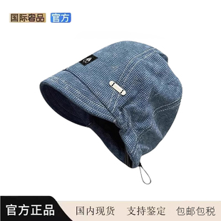 MOOSE剪刀四季夏季新款帽子古水洗包头帽小檐显脸小套头帽针织帽