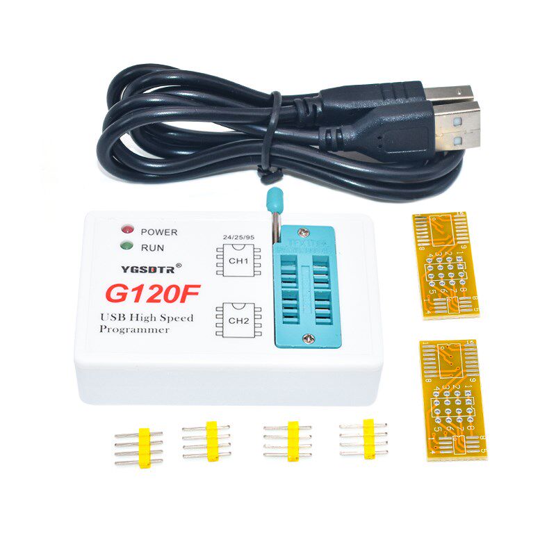 G120F编程器 BIOS SPI FLASH 24/25/95存储器USB读写烧录器