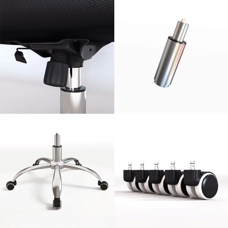 电脑椅舒适久坐职员椅转椅家用万向轮座椅电竞椅宿舍升降办公椅子