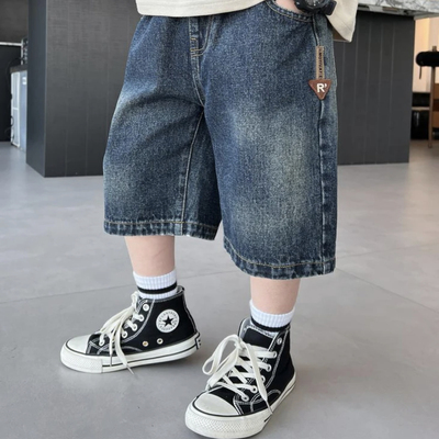 男童牛仔短裤2025夏季新款
