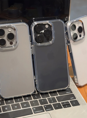 高级感金属框新款适用苹果16pro手机壳iPhone14max小米15华为mate70pura80k60荣耀300x200nova13oppofindx7