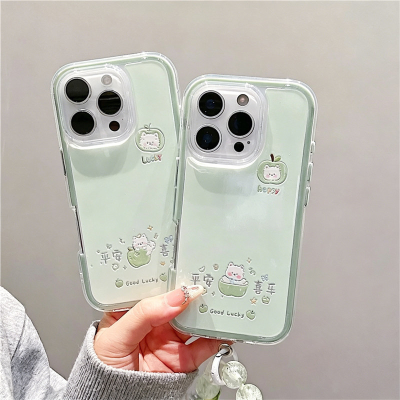 情侣幸运开心狗适用苹果17pro手机壳iPhone16max13华为mate80小米17findx8X300p90magic7ACE5K70reno15nova14