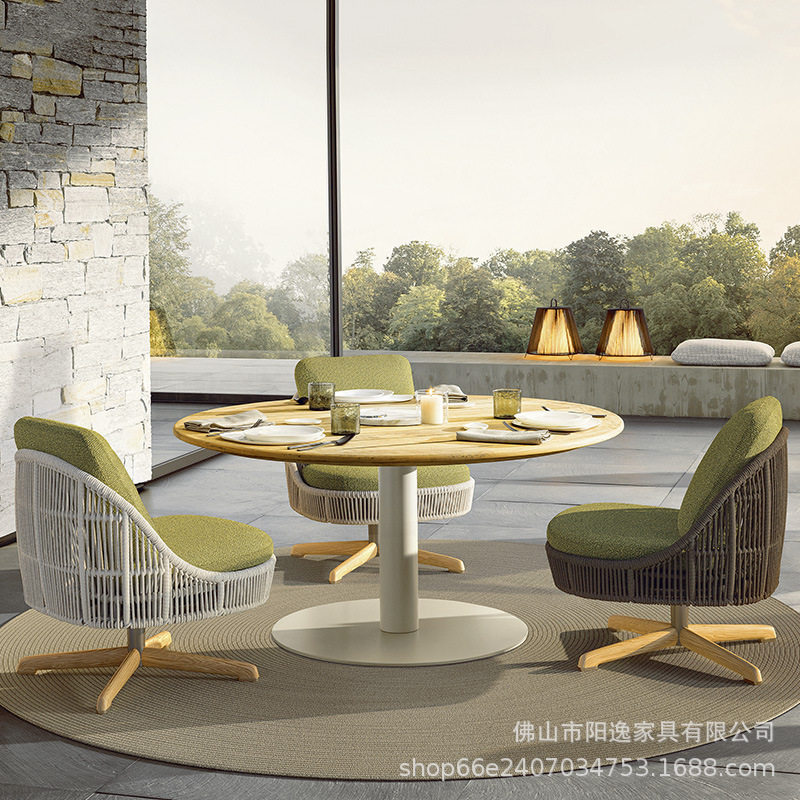 户外沙发花园阳台柚木藤编休闲沙发庭院露天防水防晒别墅藤椅组合,住宅家具,户外沙发,淘宝优惠券,粉丝福利购,淘宝优惠卷