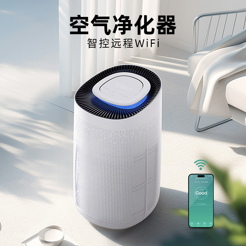 空气净化器家用智能便携式净化机负离子UV杀菌除甲醛室内滤芯定制
