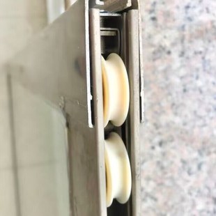 4个装 铝合金门窗滑轮不锈钢移门轮配件推拉窗户轨道滚轮 828型老式