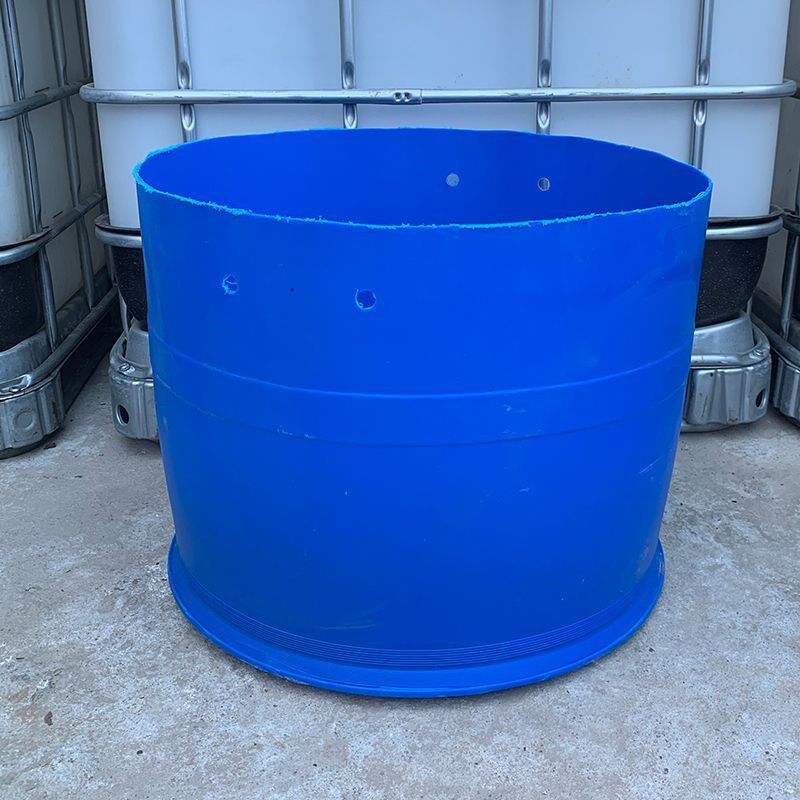 二手海鲜运输桶装鱼胶桶种树半截旧化工塑料桶工地装沙吊桶垃圾桶