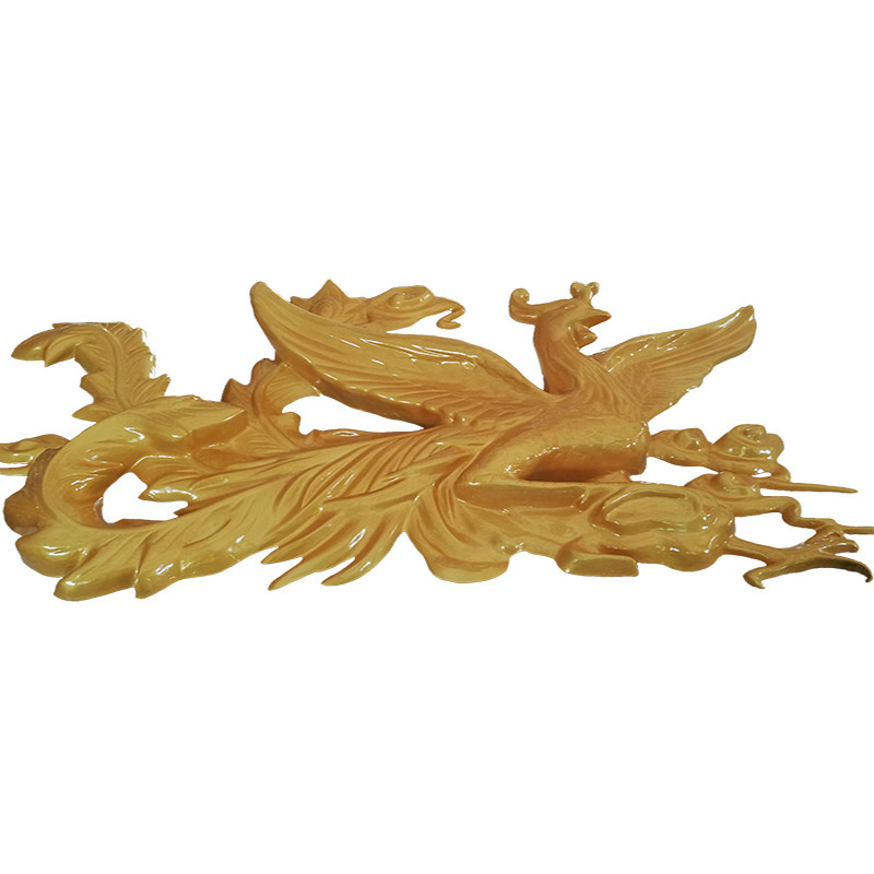 玻璃钢雕塑定制卡通人物龙凤喜浮雕酒楼婚庆宴席装饰寿宴挂件摆件