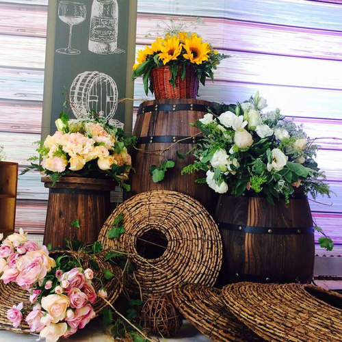 酒桶橡木桶空桶摄影活动婚礼道具木质制红酒桶葡萄 装饰桶