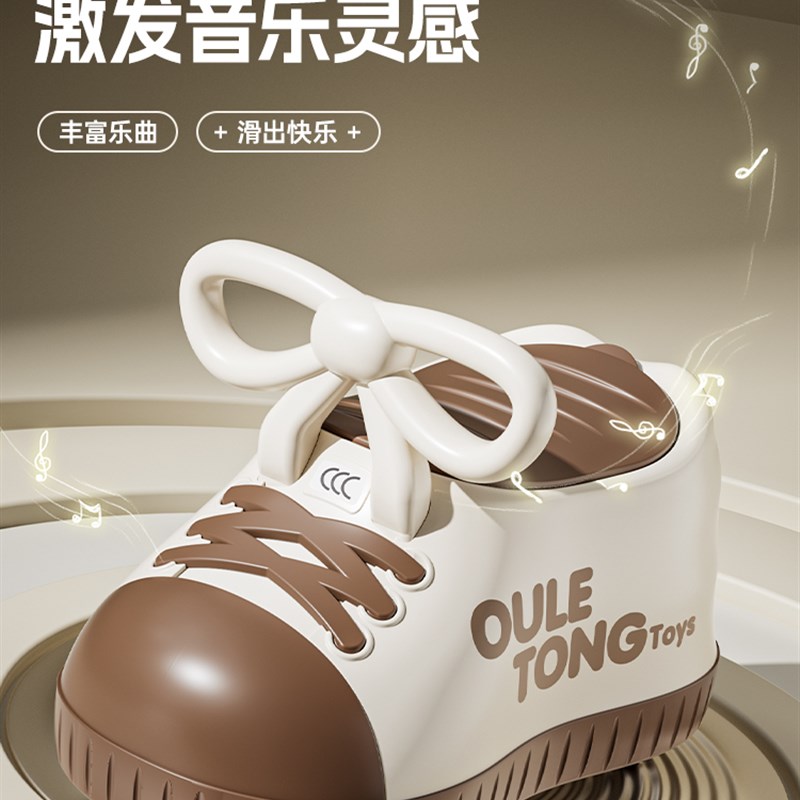 新款鞋子溜溜车儿童花生扭扭车婴儿周岁礼物带音乐灯光四轮