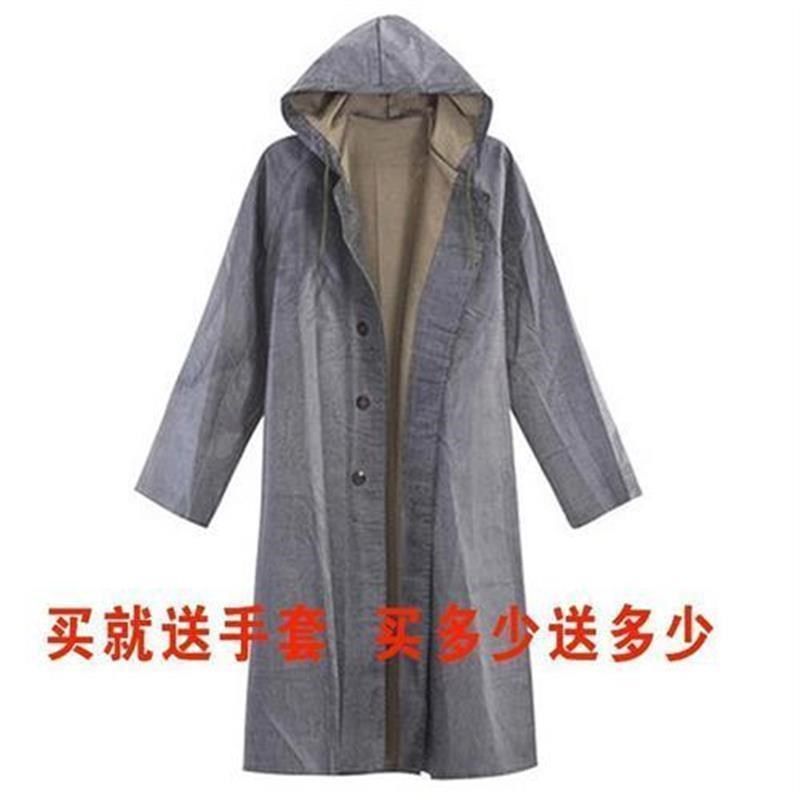 新款老式帆布橡胶军连体长雨衣抗洪抢险防汛雨衣劳保工作耐磨雨衣