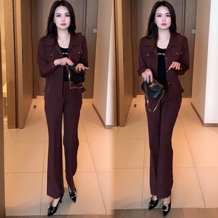 时尚休闲套装女2025春季新款小个子洋气气质宽松减龄时髦两件套潮