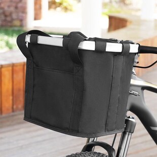 折叠车自行车快拆车筐车篮子山地车宠物车篓防水前筐折叠挂篮车框