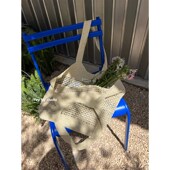 feytiy新款 大版 型手工镂空草编包度假风大容量沙滩单肩手提包女夏