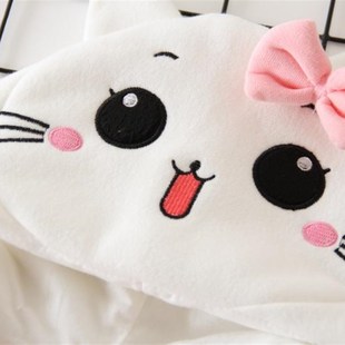 新生婴儿连体衣春装网红服加绒可爱女宝宝爬服外穿春秋季公主哈衣