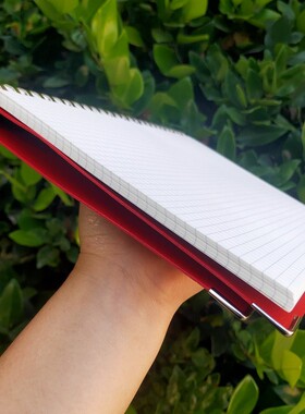 【蓝色】A4 A5 B5软面活页本可拆卸便携轻M薄笔记本计划本理财办