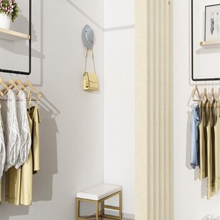 铁艺服装架试衣间C形杆更衣室直角杆弧形杆浴帘R杆U型杆挂钩包邮