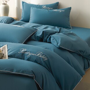 纯棉被套220cmx240cm单件全棉被罩单人双人150x200x230床单四件套