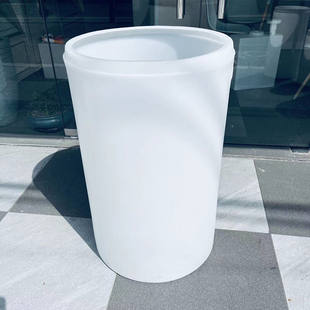 细高桶超深水桶泡脚过膝盖胶桶圆形高水位牛筋桶塑料桶带盖细长桶