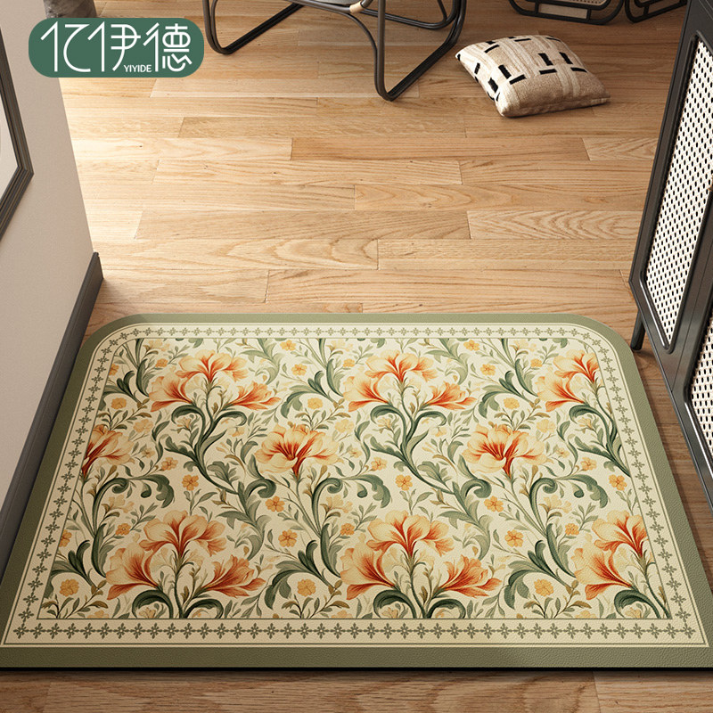 入户门地垫进门门口可擦免洗皮革脚垫2024新款玄关门垫可裁剪地毯,居家布艺,入户地垫,淘宝优惠券,粉丝福利购,淘宝优惠卷