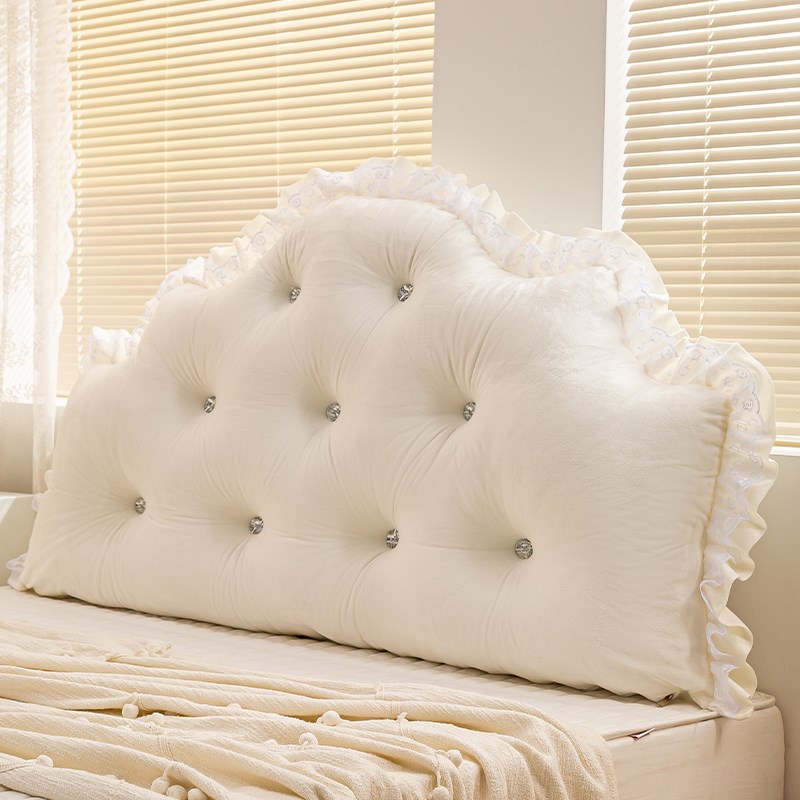 床头软包靠背榻榻米防撞床上靠垫可拆洗卧室防撞靠枕宿舍半躺软垫