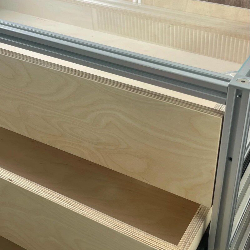 多层展示柜2025新款展览货柜架diy设计定制铝型材海洋板来图加工