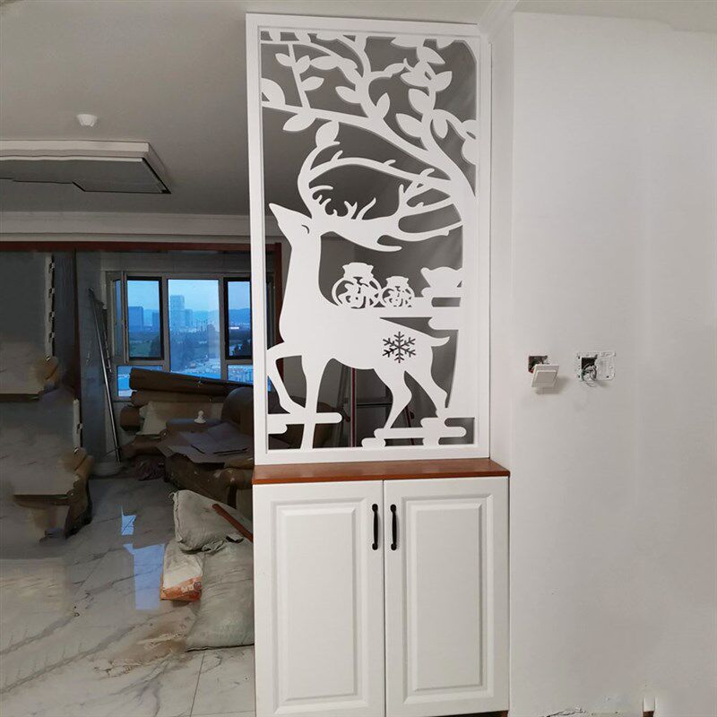 隔断屏风客厅雕花隔断装饰花格镂空新中式pvc通花板简约现代吊顶