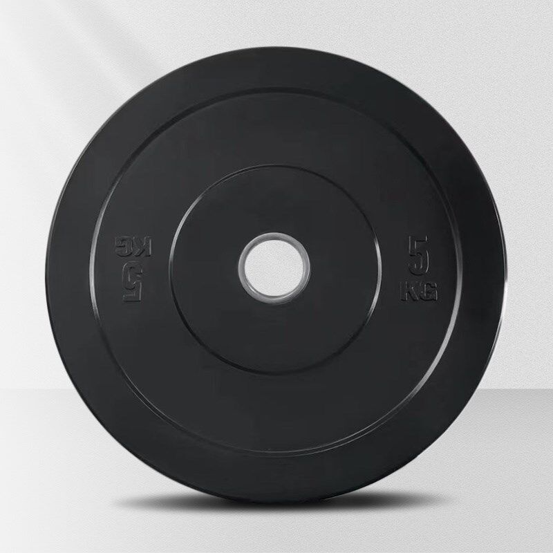 杠铃片男士健身家用臀桥奥杆举重包胶彩色臀推靠箱竞技哑铃片女士