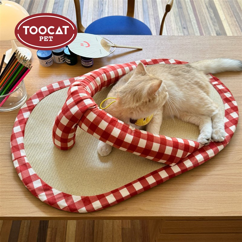可爱凉席拖鞋宠物窝猫垫藤席猫窝夏季降温垫凉垫狗狗睡垫猫咪散热