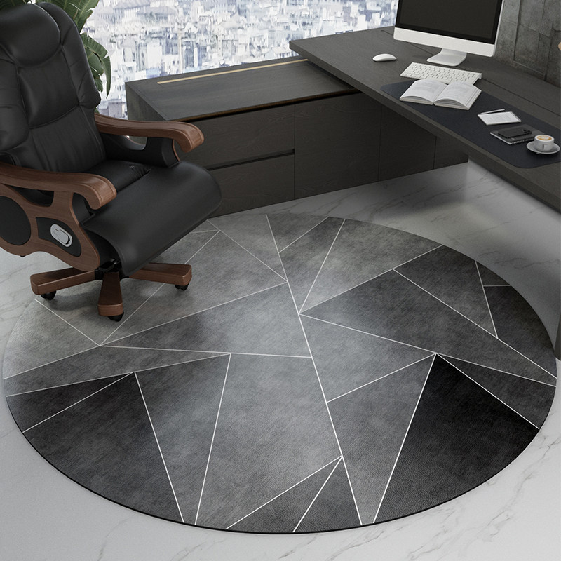 办公室圆形地毯转椅地垫可擦免洗pvc老板书房办公桌下小垫子防滑,居家布艺,转椅地垫,淘宝优惠券,粉丝福利购,淘宝优惠卷