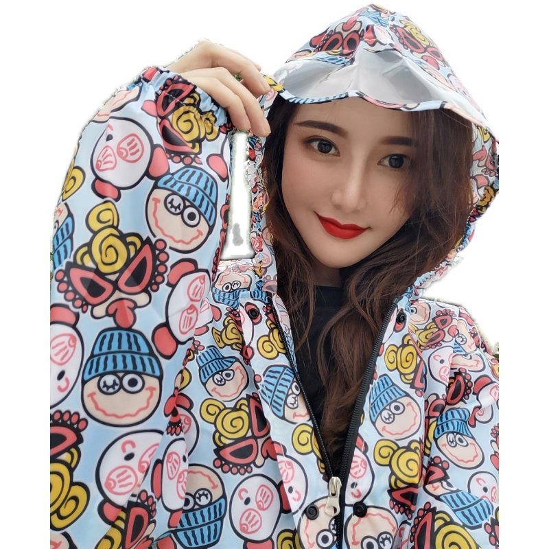 卡通图案小学生幼儿防水男女儿童亲子装雨衣连体雨披带书包位可爱