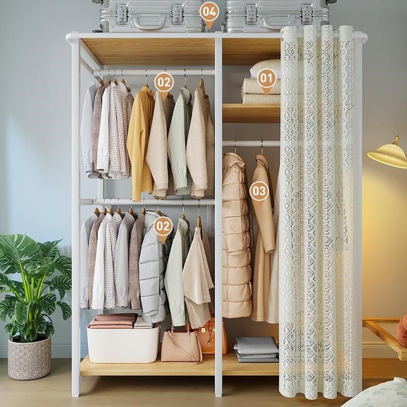 衣帽间架子组装加粗衣帽间柜子落地金属组合卧室置物架免打孔衣架,住宅家具,自由组合衣柜,淘宝优惠券,粉丝福利购,淘宝优惠卷