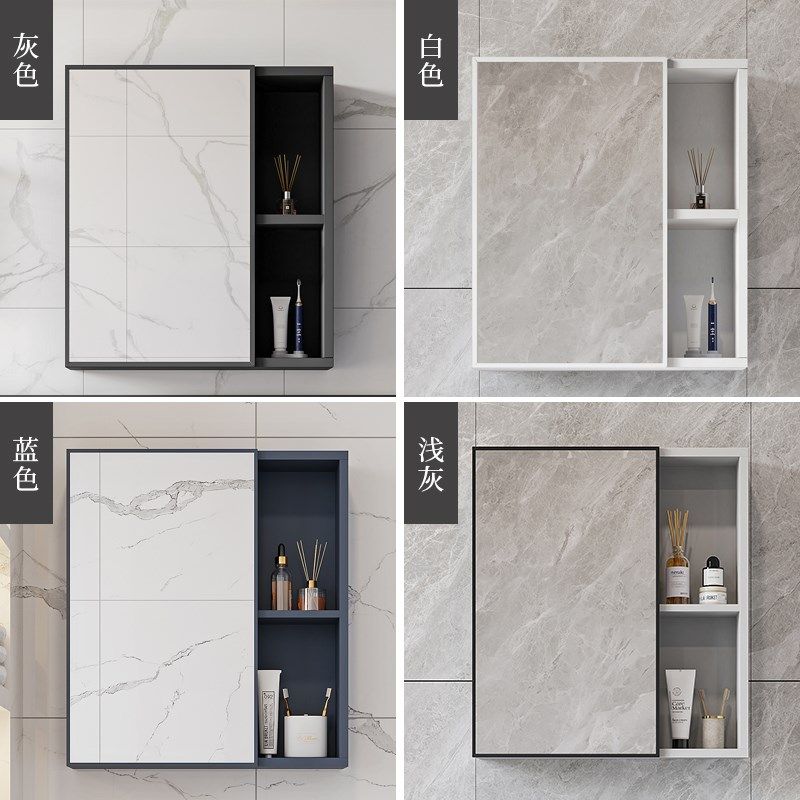 智能浴室镜柜单独挂墙式化妆室浴室镜洗手间镜子置物架储物柜