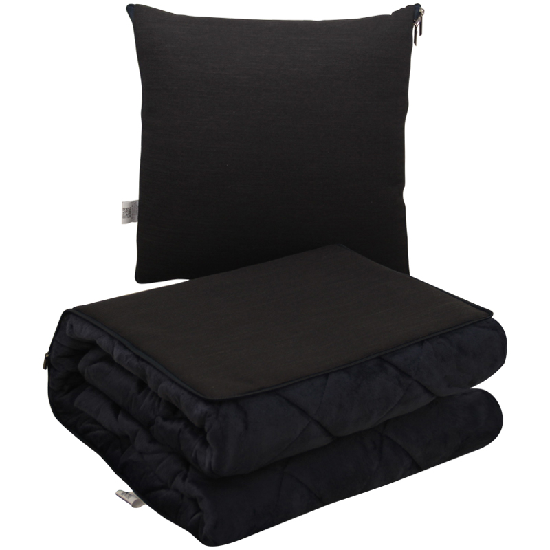 绮曼多功能车载抱枕被子两用汽车靠垫办公室加厚空调被小毯子