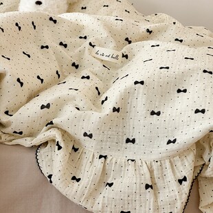 韩式少女心全棉双层绉绉纱四件套荷叶边超柔软被套儿童三件套