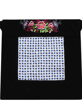 云南老式小孩背带传统婴儿背巾贵州宝宝背扇四川多功能后背式裹背