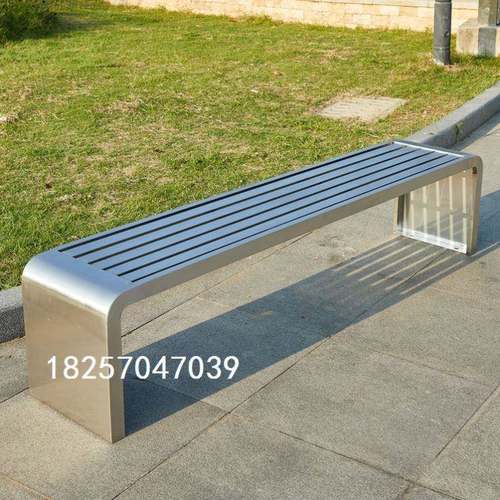 不锈钢长户外长条凳凳外休息长椅换鞋台凳公园椅室休闲座CLS椅阳