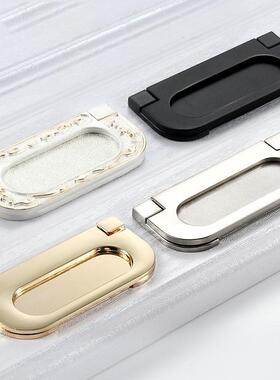 不锈钢把手拉GZD环明装形拉圆手暗景拉手隐形门拉手背消墙防栓