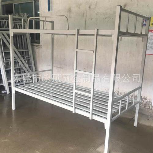 铁板生床舍上下床出租屋铁双层铁架床艺床公26宿寓上下学铺床厂家