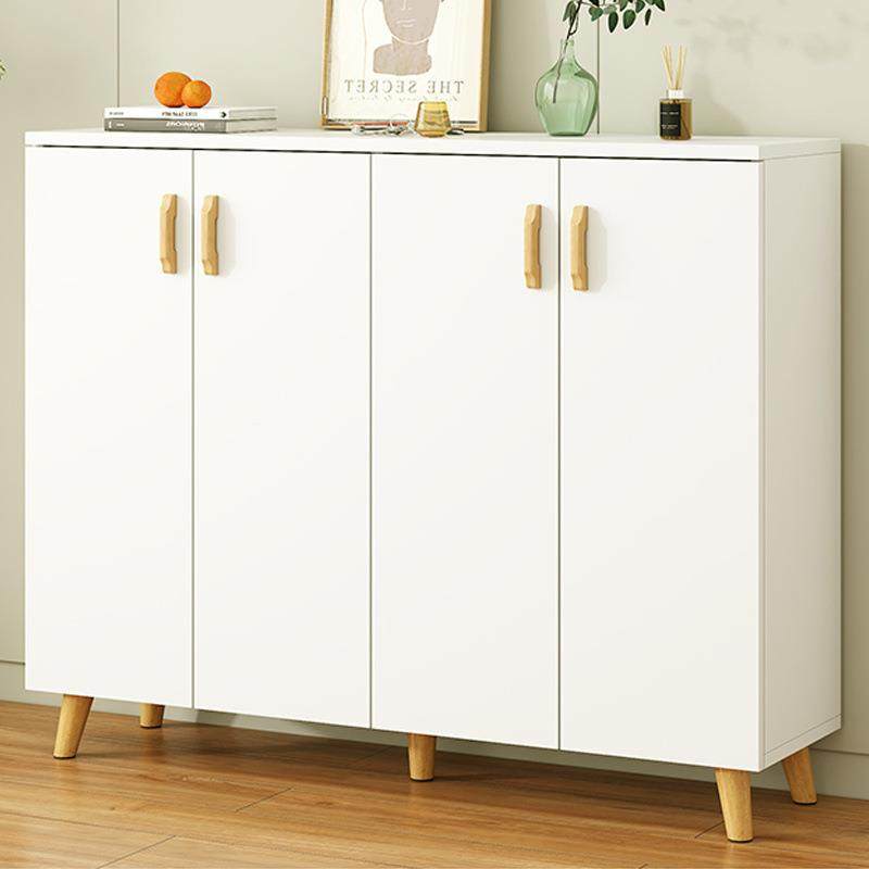 法式奶油家用入门靠墙鞋柜楼道大容量YTK收纳物柜置门厅储风物柜