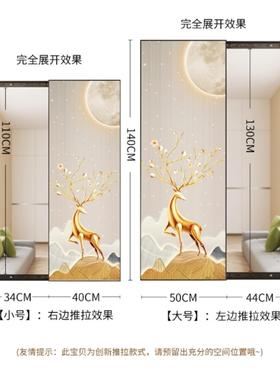 #磁吸客写字穿板衣镜藏式推拉镜隐子全身镜厅试衣镜暗96622藏式