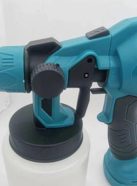 电动喷漆枪乳胶喷涂机神喷壶漆多功能小型锂MZT电涂料喷枪油喷漆