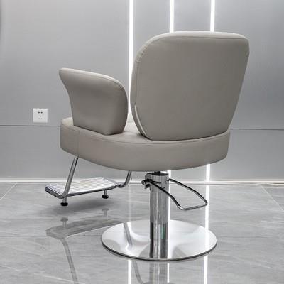 不锈廊钢美发椅子理椅发用升降KBE剪发椅发理发专店椅可放倒烫染