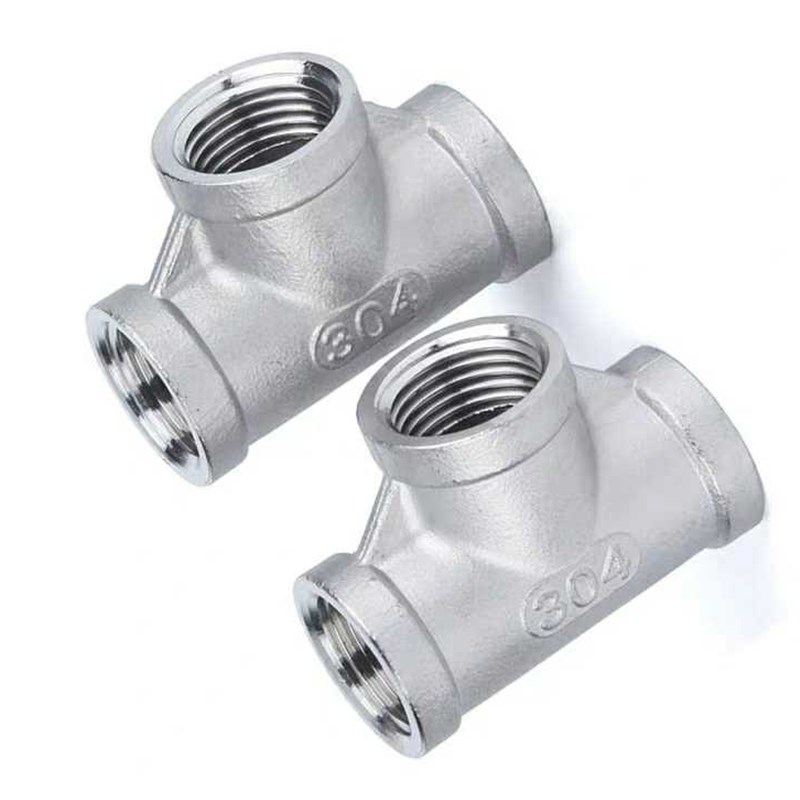 不锈钢三通/304不锈钢内丝三通/内螺纹三通/2分3分4分6分1寸2寸