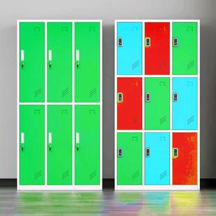 色更衣柜铁皮柜物健身密码 锁储柜员锁工换衣柜感应浴室存包CD5754