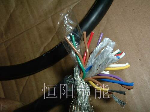 日本进口FUJIKURA 20芯0.34平方双绞屏蔽线信号控制线10P22AWG 柔